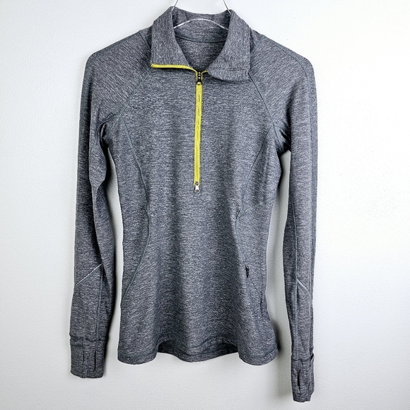 Lululemon Heather Gray 1/2 Zip Pullover - Picture 1 of 9